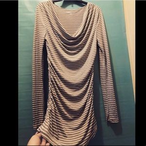 Long sleeve mini dress